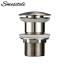 Выдвижной непористый Слив для раковины в ванной Smesiteli, устойчивый к коррозии и прочный, без переливного отверстия