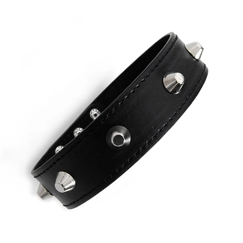 BDSM Bondage Sex Necklace SM Toys Punk Style Neck Ring Spike Rivet Buckle Collar Erotic For Couples | Красота и здоровье