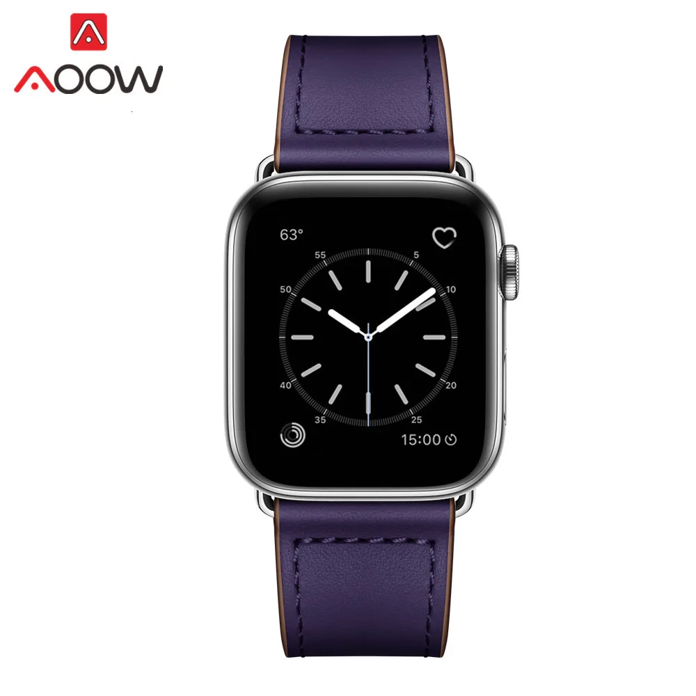 Ремешок-Петля из натуральной кожи для часов Apple Watch 38 мм 42 мм 40 мм 44 мм браслет-ремешок для часов Карлос Корреа аксессуары для iwatch 1 2 3 4