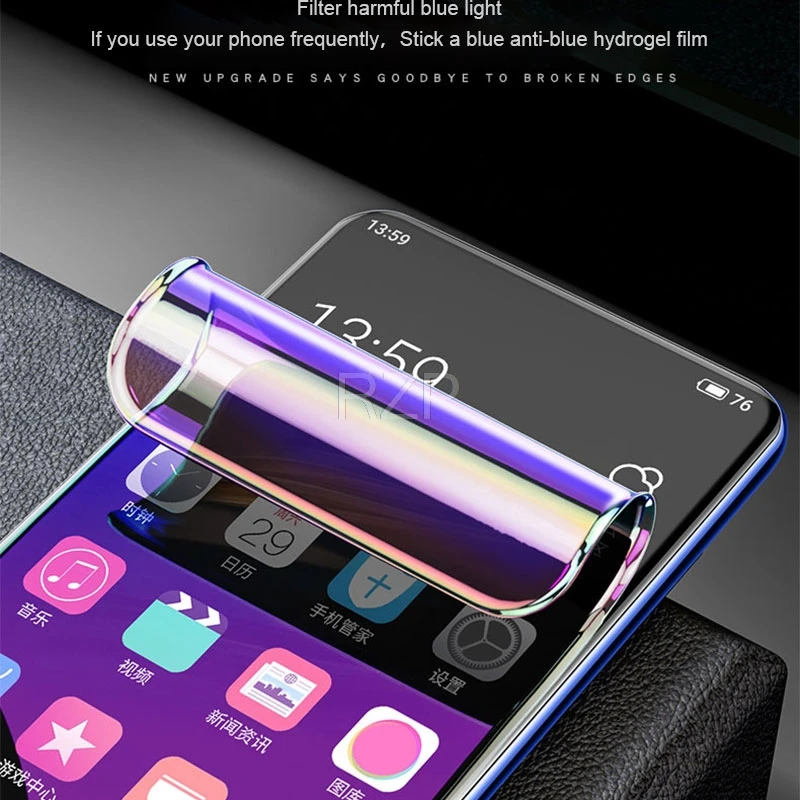 RZP полное покрытие протектор экрана для huawei Honor 9X Pro 9i 10 lite 20 Pro V20 20i Гидрогелевая пленка для Honor 10 9 lite TPU ПЭТ пленка
