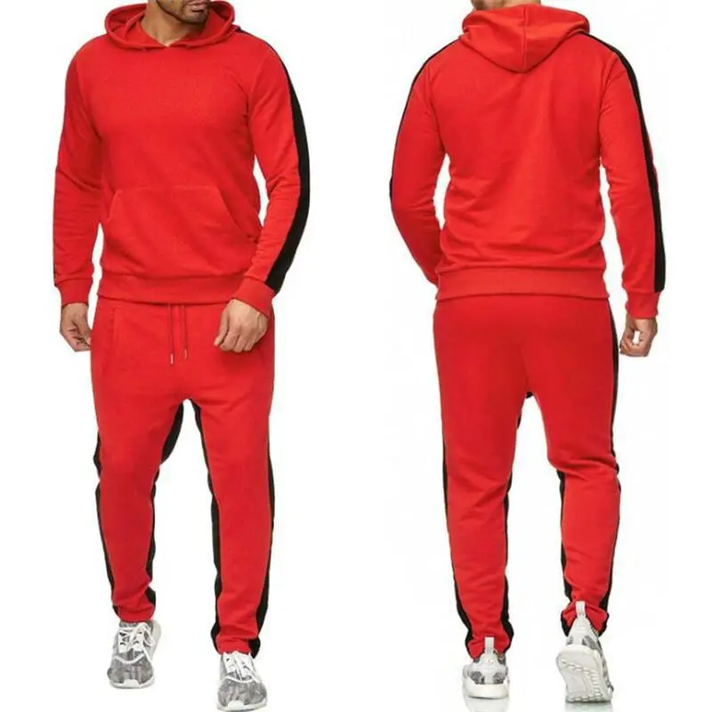 

Hoodie Men's Sportswear Fashion Casual Sportswear Men's Hoodie Sports Shirt Sportswear Striped Jacket + Pants Men's Suit