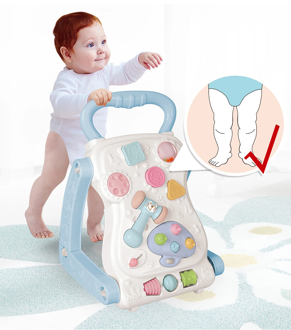 IMBABY От 0 до 1 года детские многофункциональные детские ходунки игрушка треугольник структура Анти-опрокидывание детей обучения ходунки ребенка strole