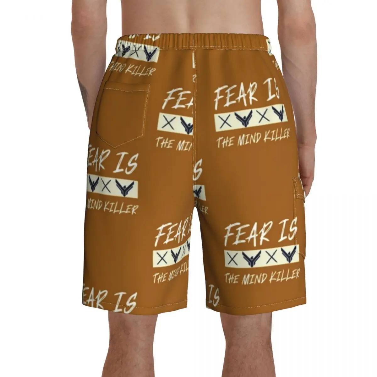 

Dune Board Shorts Polyester Swimming Trunks Beach Pattern Men Swim Trunks