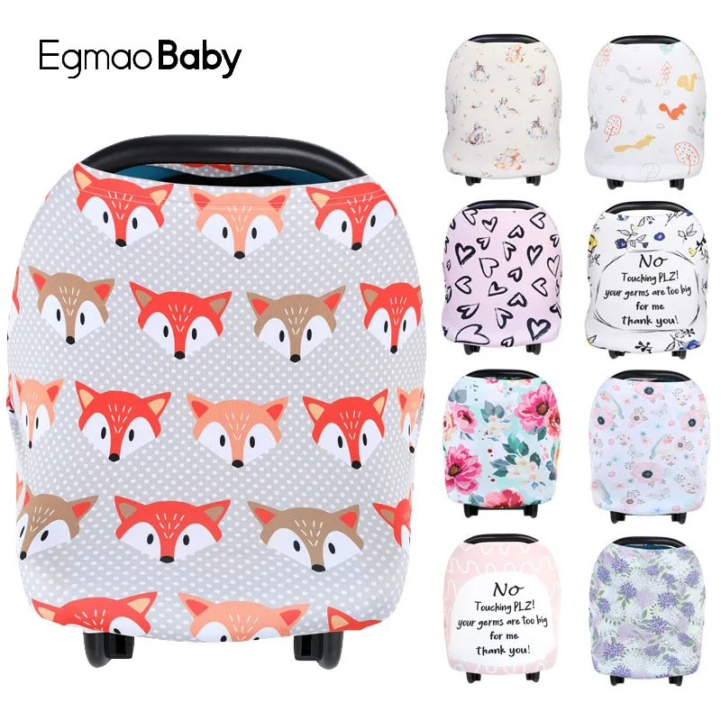 Car Seat Covers for Babies Nursing Cover Breastfeeding Cover, Soft Breathable Infant Carseat Canopy, Infant Stretchy Cover