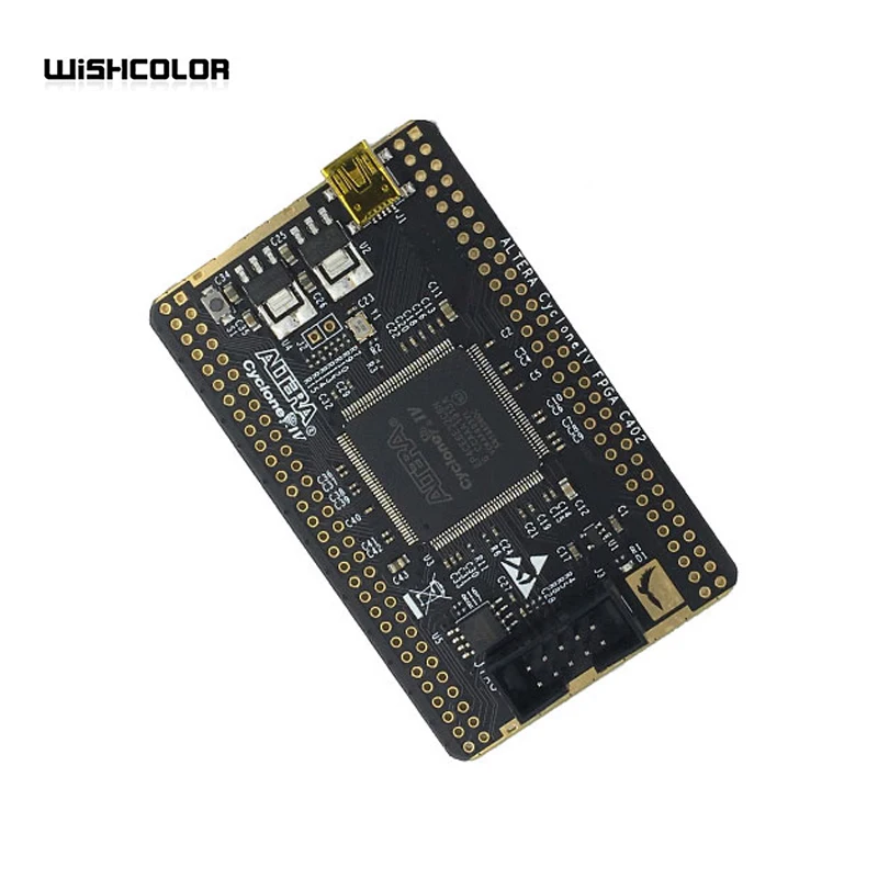

Wishcolor FPGA материнская плата, макетная плата C402 ALTERA CYCLONE IV EP4CE6, оборудование с открытым исходным кодом