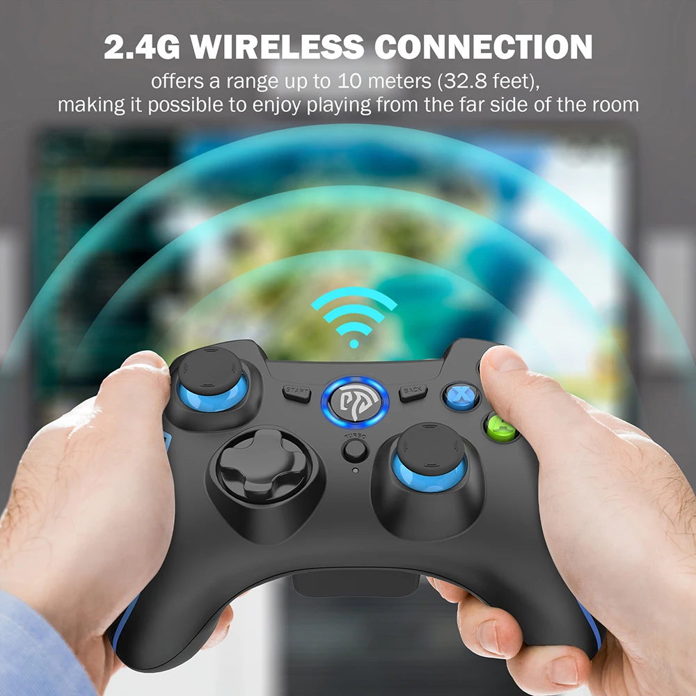 2PCS PC Control EasySMX ESM-9013 Gamepad Wireless Joystick For Windows/Steam/ PS3 /Android TV/TV Box/Phone /Tablet Gamers | Электроника