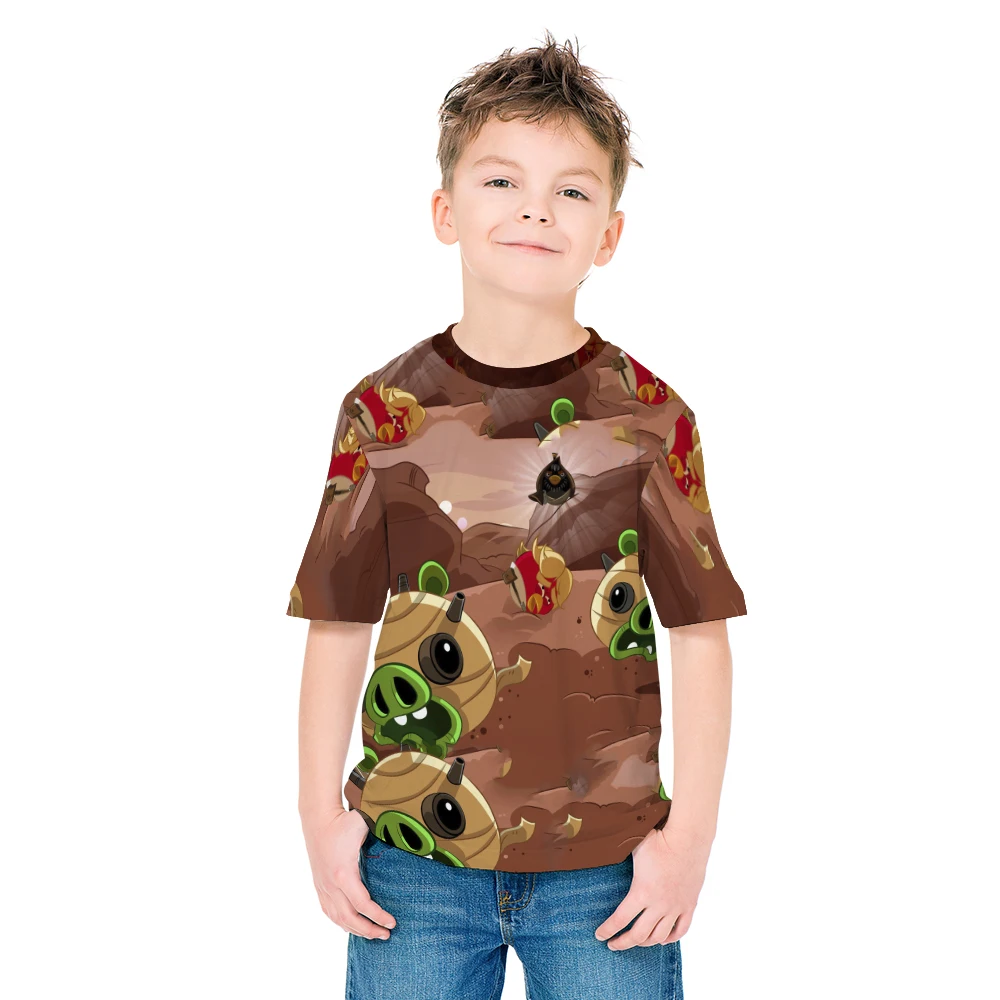 

Angry 3D T-shirt Bird 4-20 Years Kids Boys Girls Skull Sickle Children Day Skeleton Printed Streetwear Halloween Tshirts