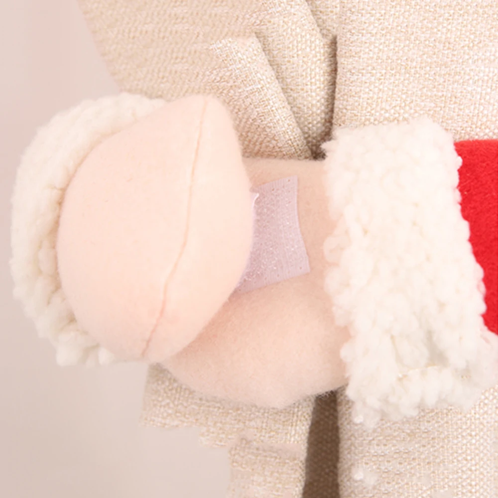 Рождественский Санта-Клаус Снеговик галстук с изображением лося задний крюк