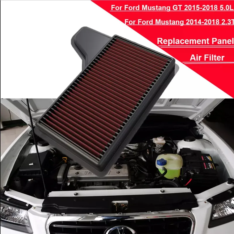 

High Flow Air Filter Suitable for Ford Mustang 2.3T Mustang GT 5.0