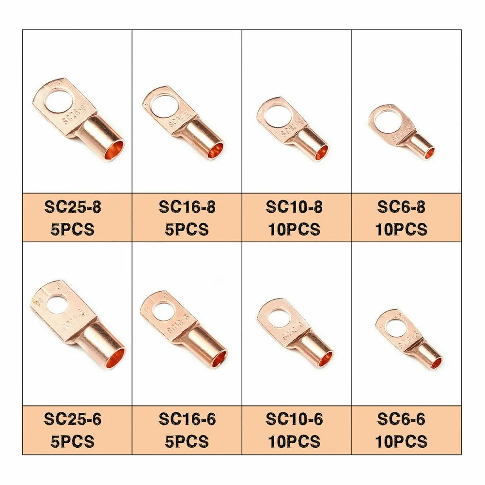 

Bare Connectors Battery Connectors Crimp Lug SC Welding Wire Practical