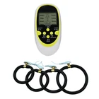 Набор для мастурбации Bdsm с электрошоком, кольцо для пениса с электростимуляцией, медицинский терапевтический массажер для мужчин, мужской сексуальный аксессуар