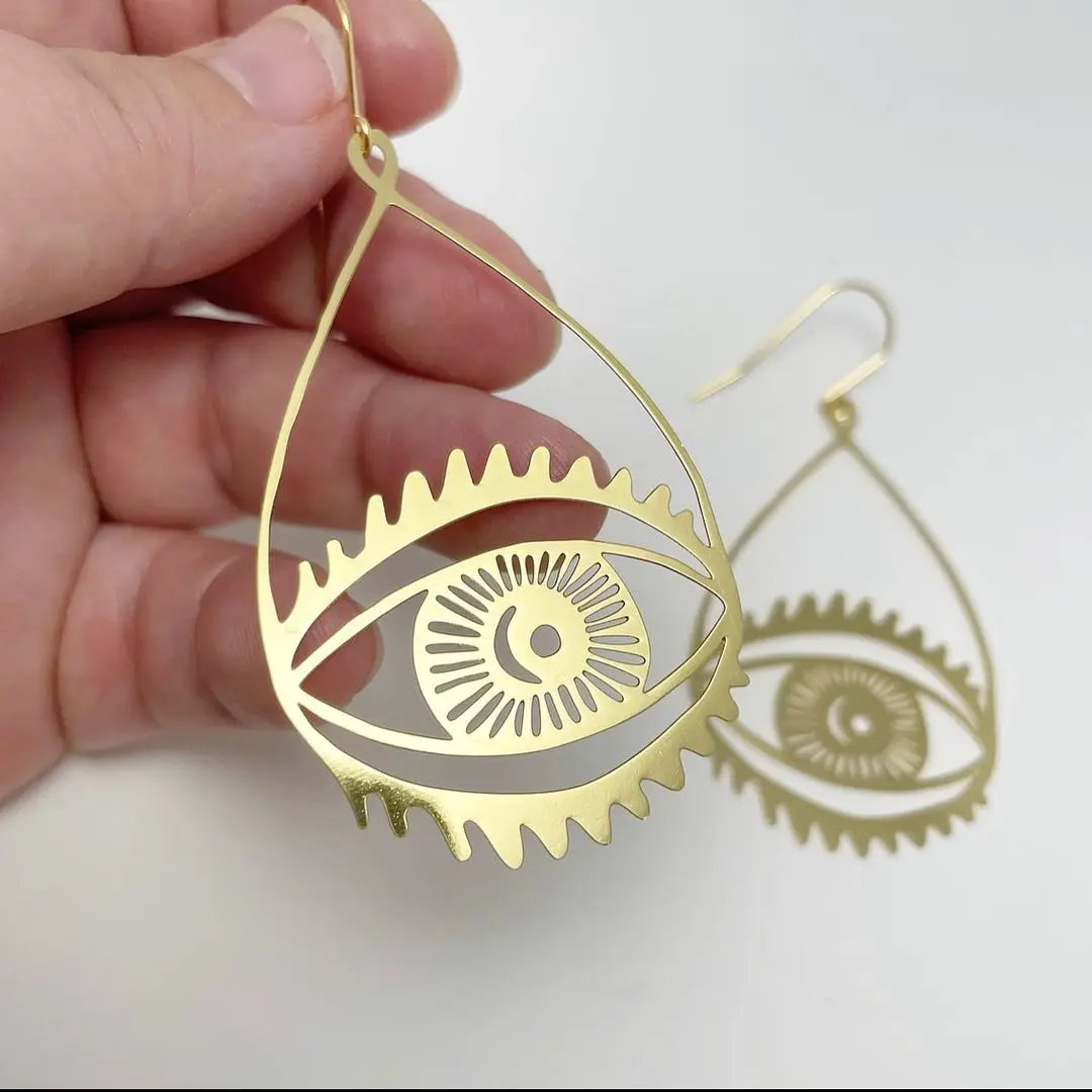 

Eye Earrings Dangle Earrings Evil Eye Earrings Gifts For Her