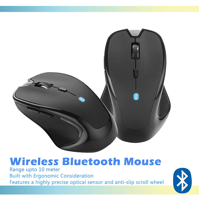 Bluetooth беспроводная мышь 2 4G компьютерная оптическая для ПК Android IOS планшеты