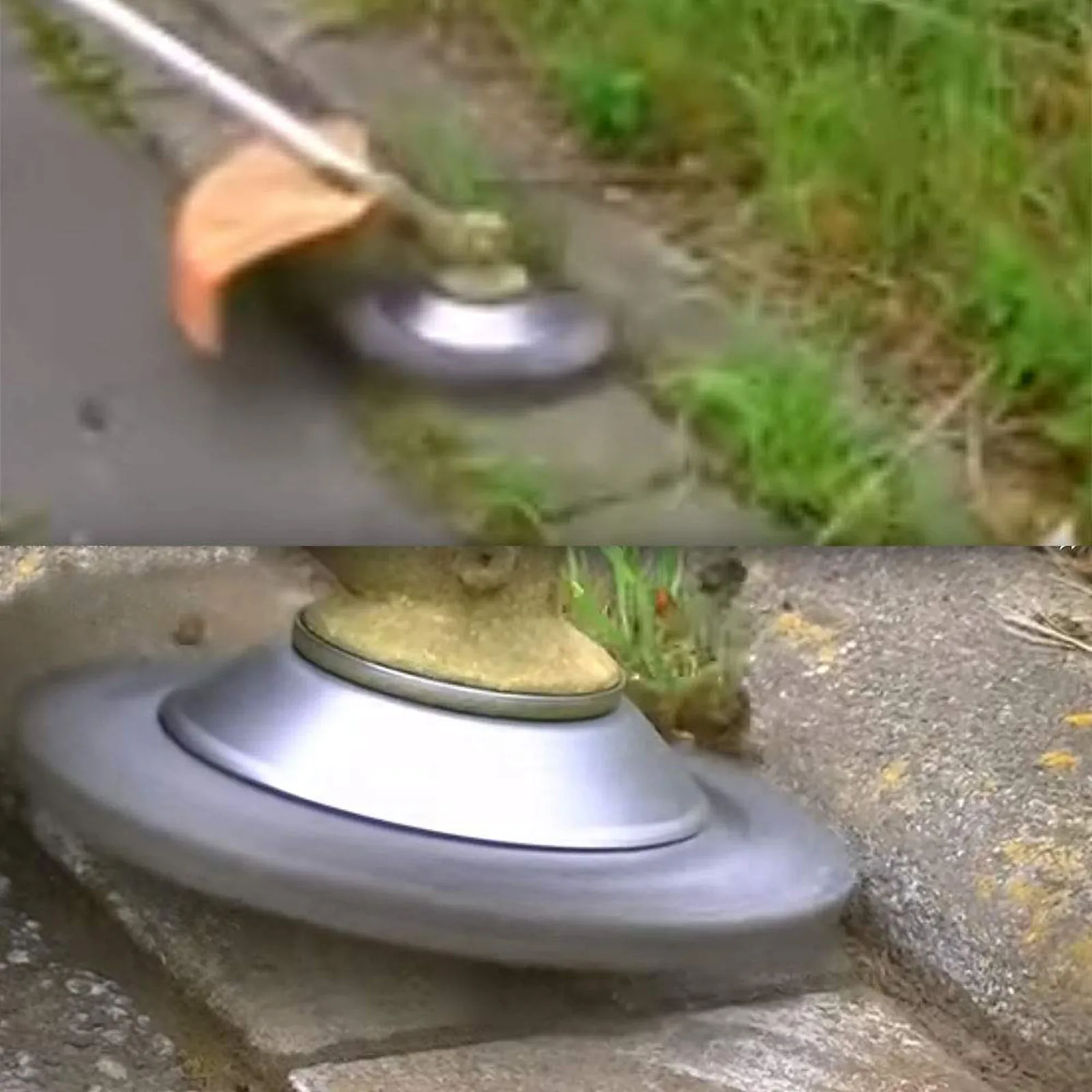 Стальное проволочное колесо садовая щетка для сорняков газонокосилка триммер