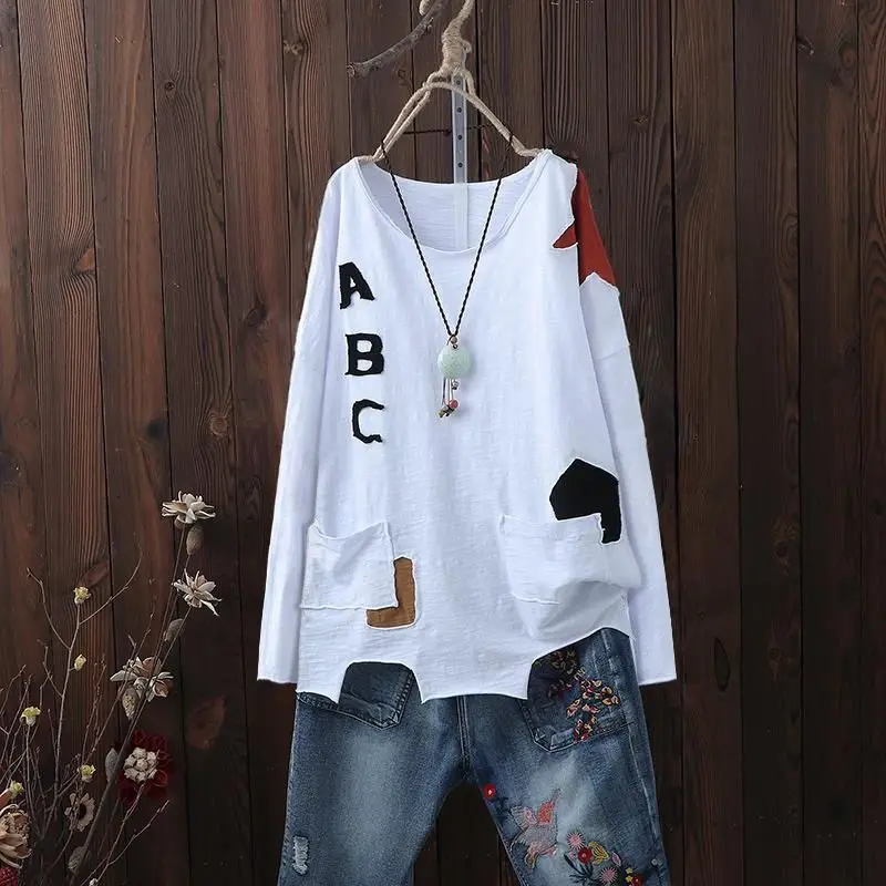 

New Arrival Summer Women T Shirt Plus Size Irregularity Loose Casual Tops Tee Shirt Femme Cotton Short Sleeve Tshirt