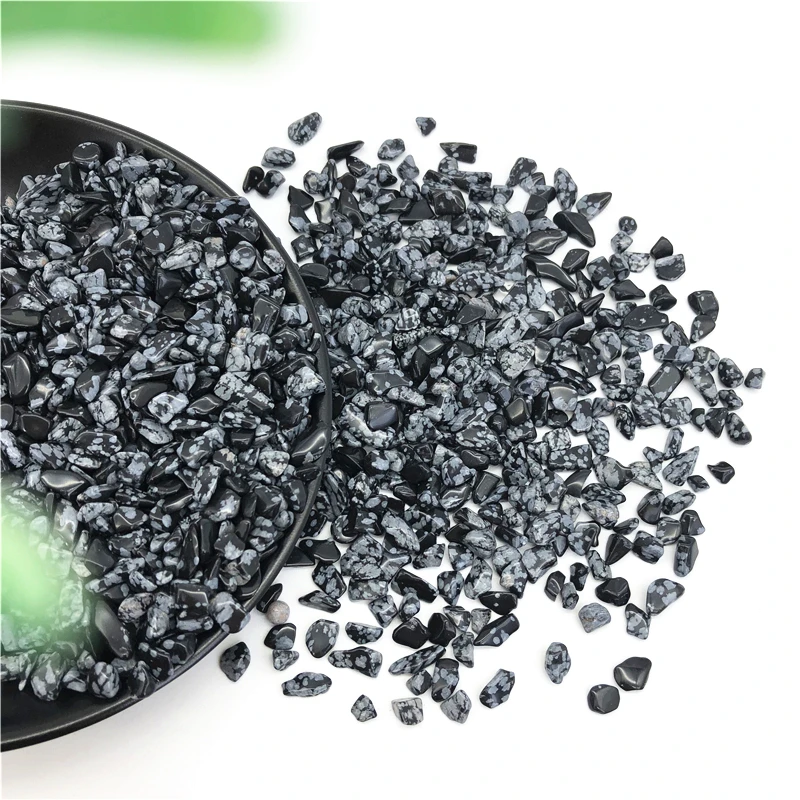 5-7 мм 50 г натуральный Снежинка гравий драгоценный камень хрустальные камни