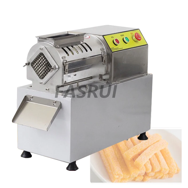

Electric Commercial Potato Chip Cutter French Fries Cutting Machine Stainless Steel Vegetable Fruit Shredding Slicer
