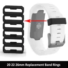 Мягкий силиконовый ремешок для часов, Замена ремешка, держатель, фиксирующее кольцо для Garmin Fenix 6 6S 6X Pro 5 5X 5S Plus