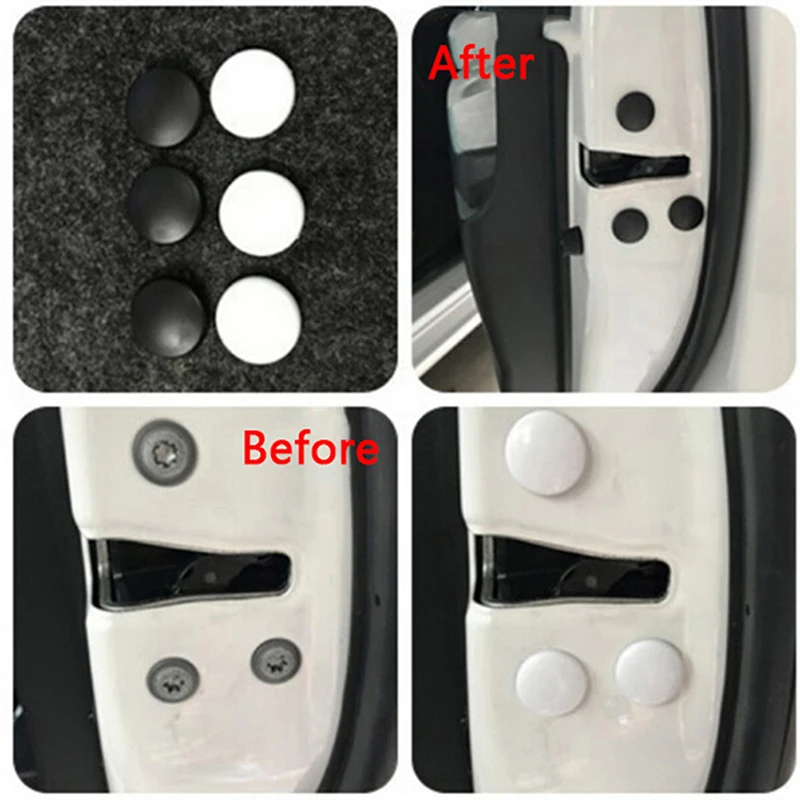 12 шт./упак. Универсальный Автомобильный интерьер дверной замок Защитная крышка