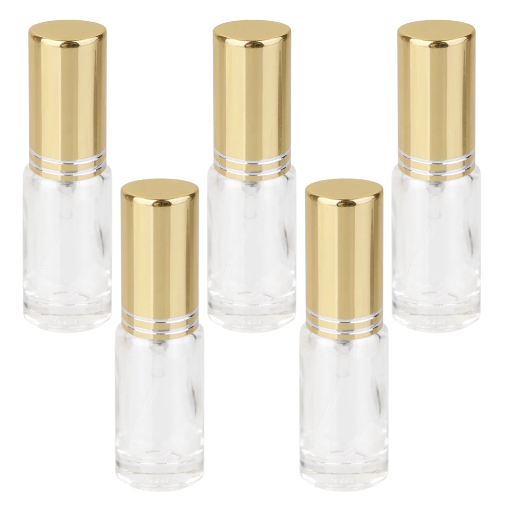 5 шт. пустые Атомайзеры бутылочки с пульверизатором мл прозрачные бутылки для