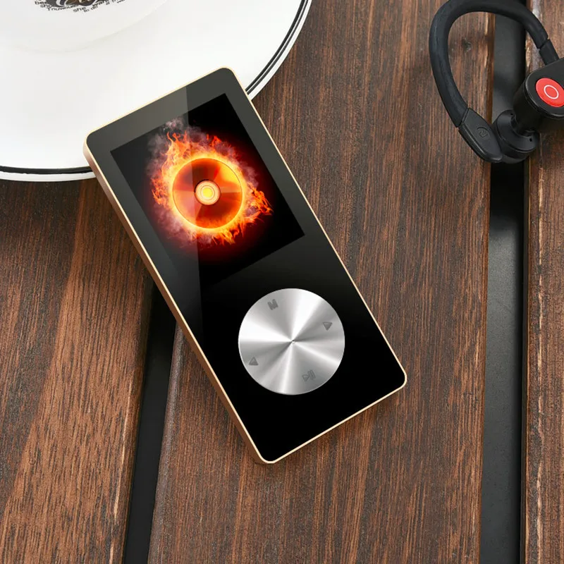 Bluetooth mp4 плеер полностью металлический Hifi музыкальный плеер, MP4 плеер bluetooth с динамиком манжета браслет Запись видео часы