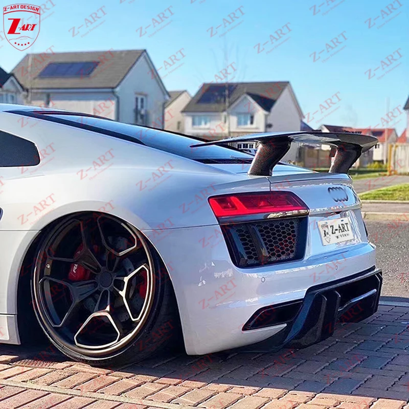 2016-2020 R8 carbon fiber aerokit for Audi body kit MK2 tuning bumper lips | Автомобили и мотоциклы