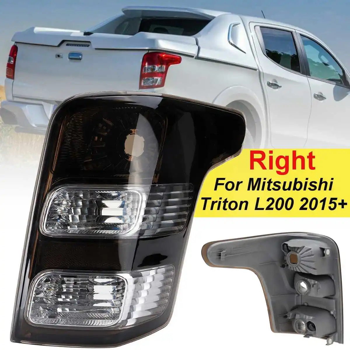 

Black Left/Right Tail Light Lamp Right Side for Mitsubishi for Triton L200 2015 2016 2017 2018 2018 for Fiat for Strada 1PCS