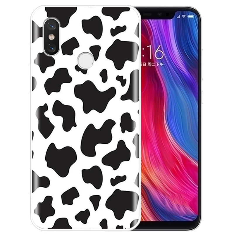 Белая черная коровья пятна символ рисунок силиконовая искусственная кожа для