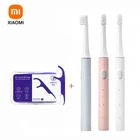 Зубная щетка xiaomi Mijia T100 ультразвуковая, водонепроницаемая, зарядка от USB