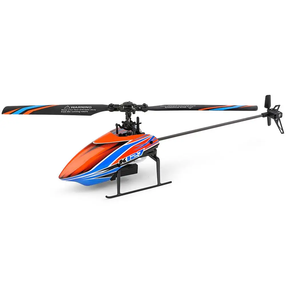 WLtoys K127 радиоуправляемые вертолеты 2 4g 4ch 6 Aixs Aileronless с одним лопастным пропеллером