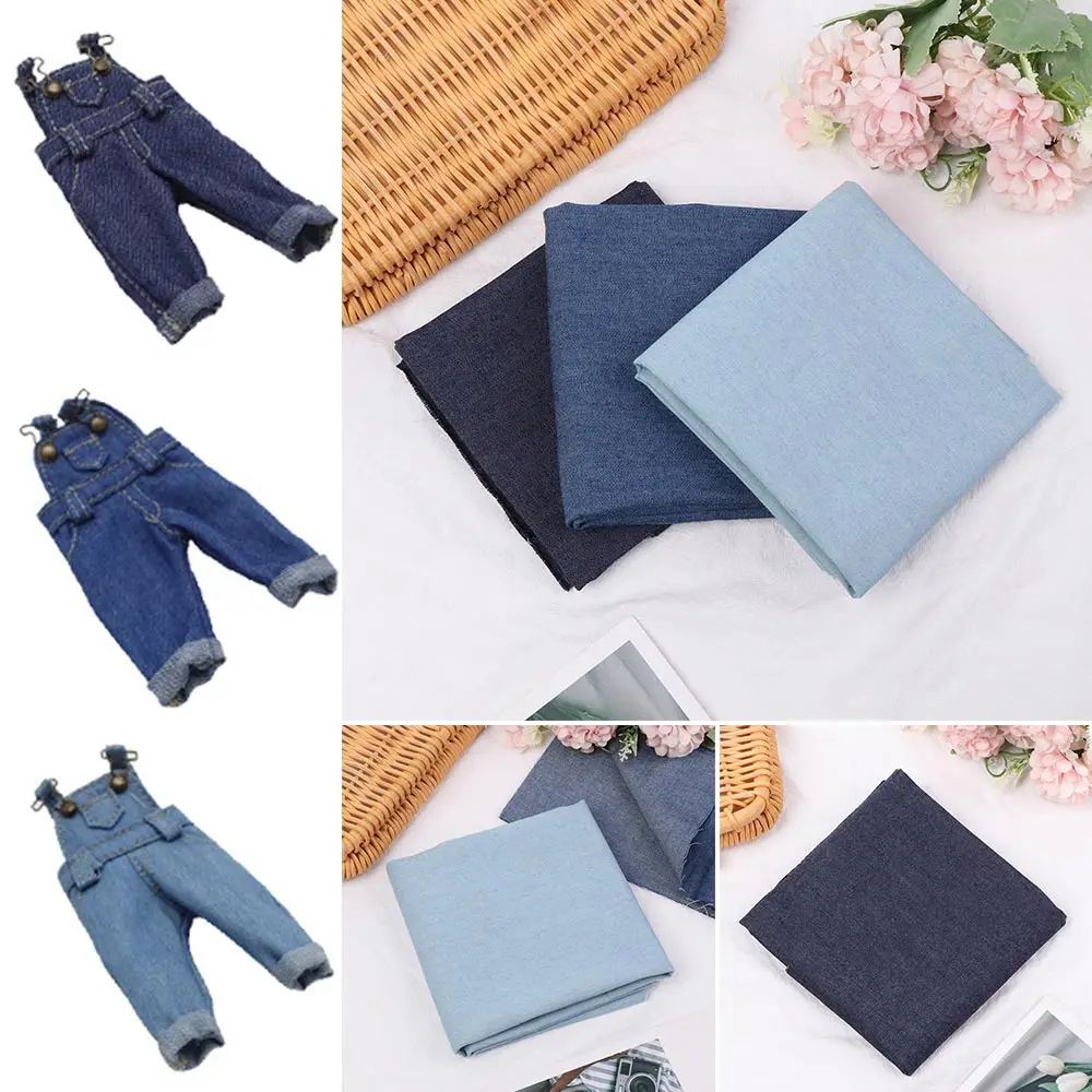 Моющаяся джинсовая ткань материалы ручной работы для кукол своими руками одежда