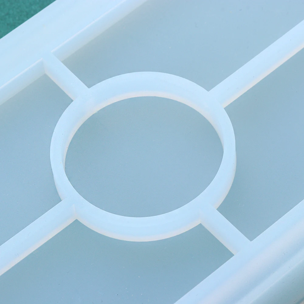 Прямоугольная Гибкая силиконовая форма для пепельниц поделок из эпоксидной