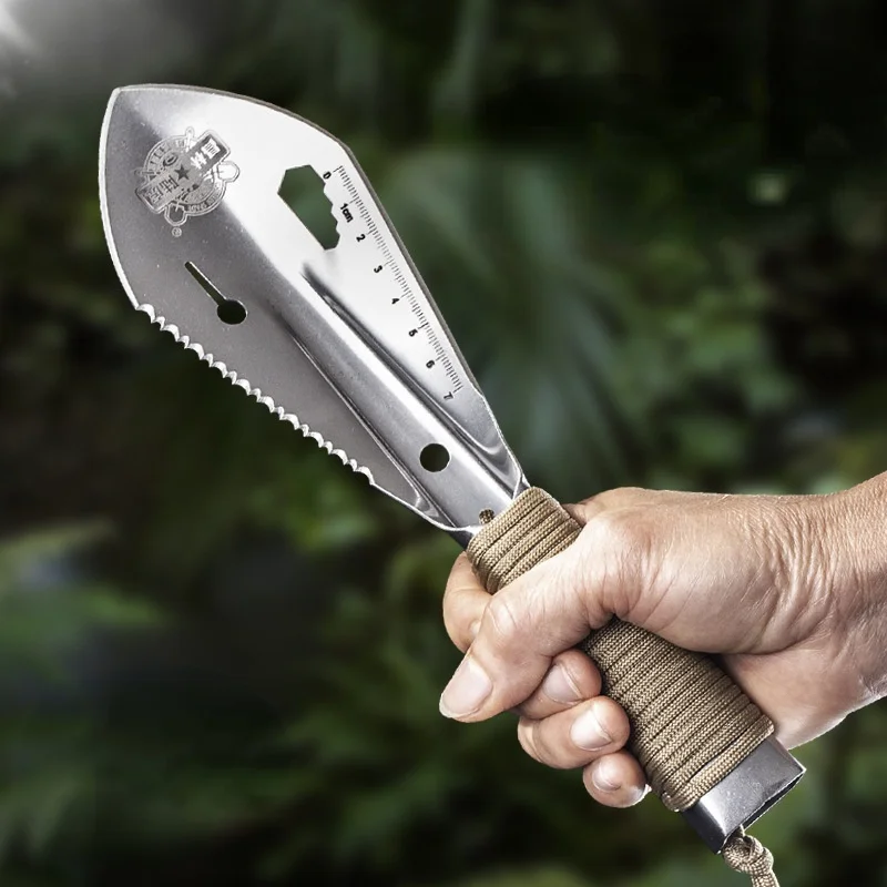 Многофункциональная уличная лопата, маленький ручной садовый инструмент, лопата для кемпинга, посадки