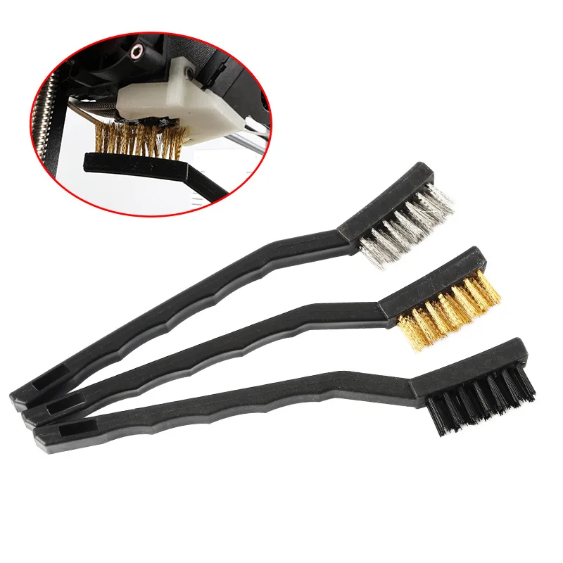 

3D Printer Cleaning Nozzle Hot Bed Cleaning Brush,CR-10 Ender-3 Prusa i3 Tronxy Longer
