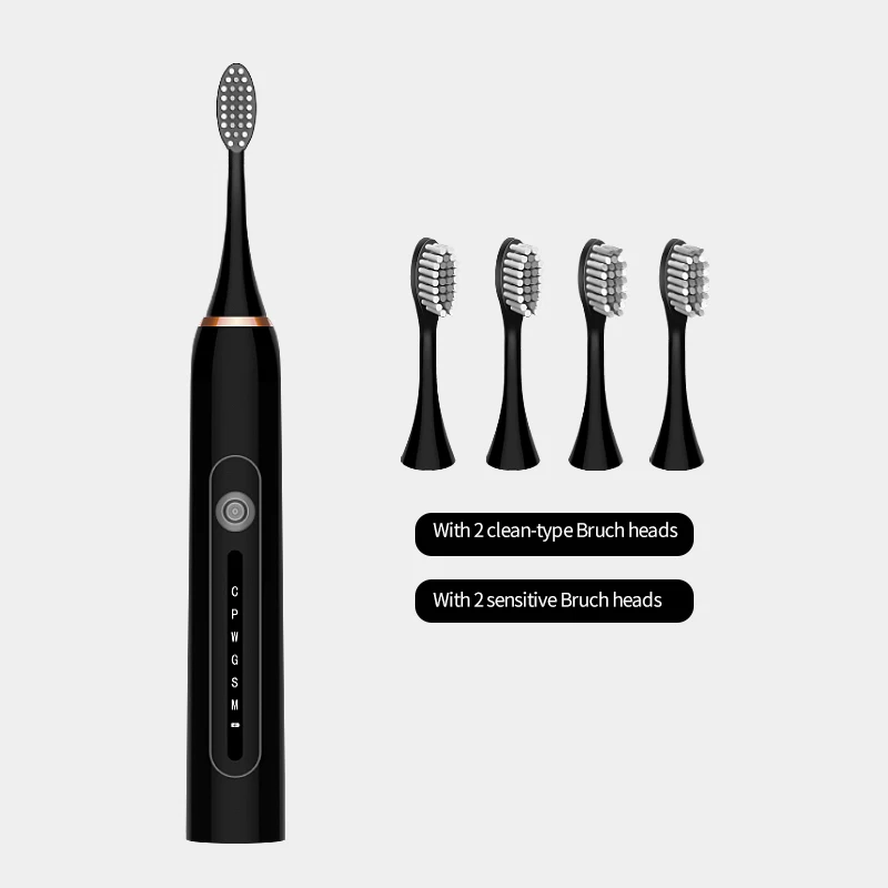 

sonic electric toothbrush smart tooth brush ultrasonic automatic toothbrush USB fast rechargeable adult Adult Waterproof