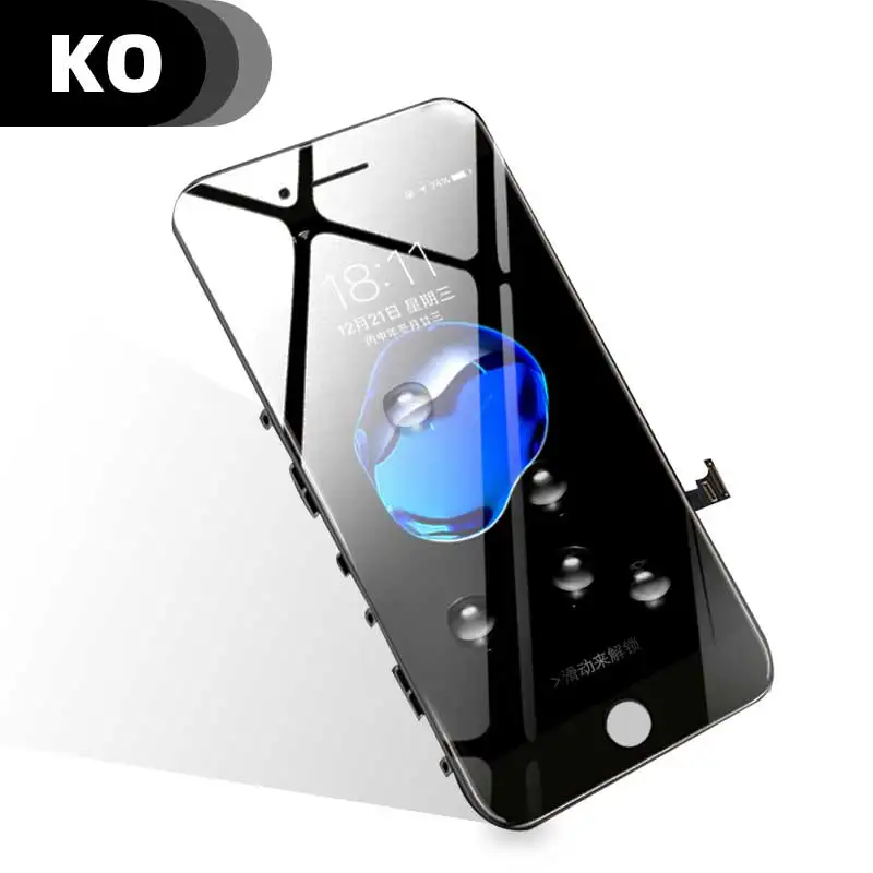 ЖК дигитайзер в сборе для iPhone 7 7Plus сенсорный экран 3D Force X XR XS XMAX без битых