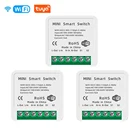 Мини Wifi Smart Switch 1610A 2-полосный таймер управления беспроводные переключатели умный дом автоматизация совместима с Tuya Alexa Google Home