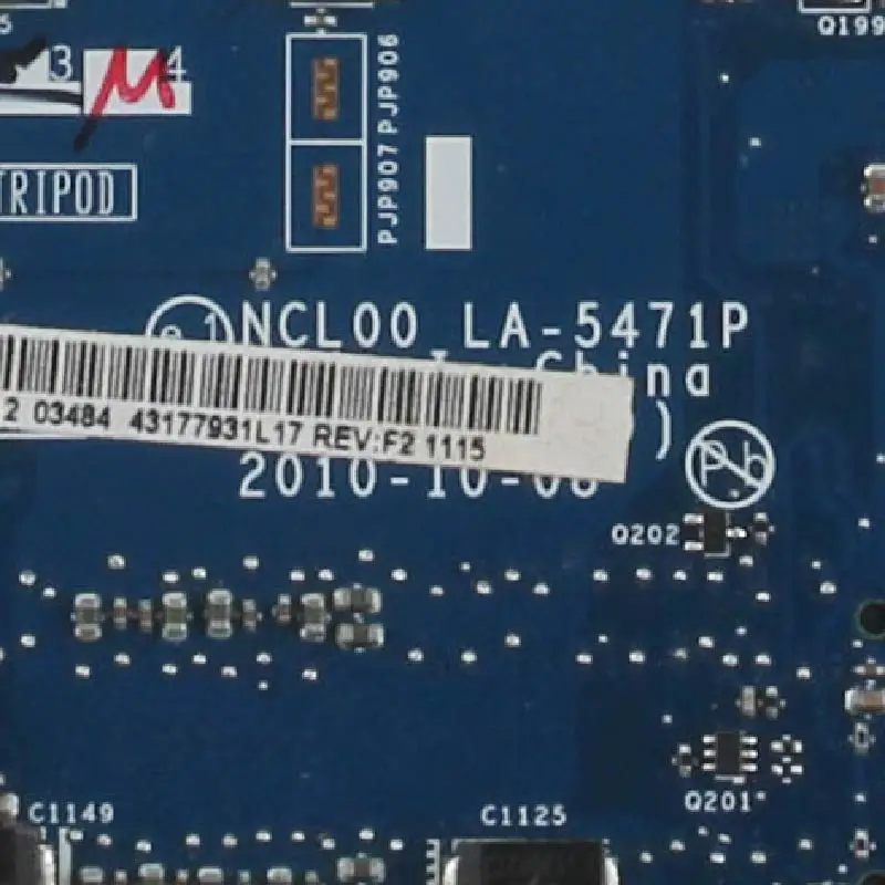 CM 0HNGW4 материнская плата для ноутбука DELL Latitude E6410 LA 5471P QM57|Материнские платы