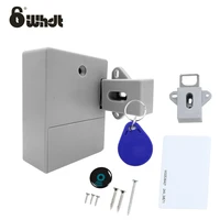 whdt rfid lock smart electronic sensor lock for cabinet drawer door lock abs rfid locker battery power lock with rfid card
