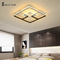 modern led ceiling light for bedroom living room dining room kitchen lamp black white dimmable home ceiling lamp light fixtures