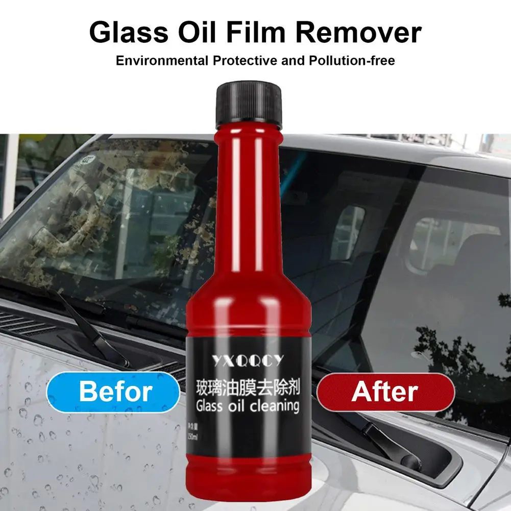 150ml Automobile Oil Film Cleaner Windshield Remover Car Glass Polishing Agent Hydrophobic Coating Care Accessories |
