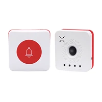 wireless caregiver pager doorbell call buttons nurse calling alert patient help system for home elderly patient