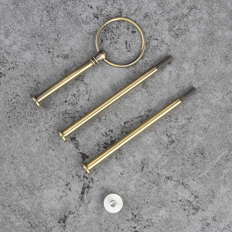 

10 шт. Бронза Круглый Специальное предложение 3-х уровневая золото тарелка для торта фитинг подставка для свадебного торта Стиль серебро