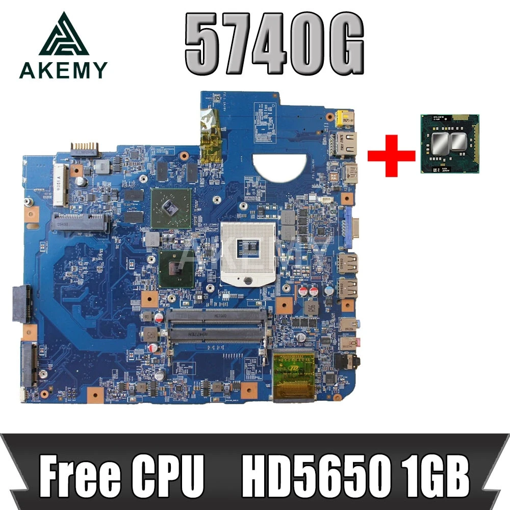 Akemy для Acer aspire 5740 5740G материнская плата MBPM701001 MBPM701002 48.4GD01.01M JV50 CP MB 09285 1M MAIN BAORD HD5650