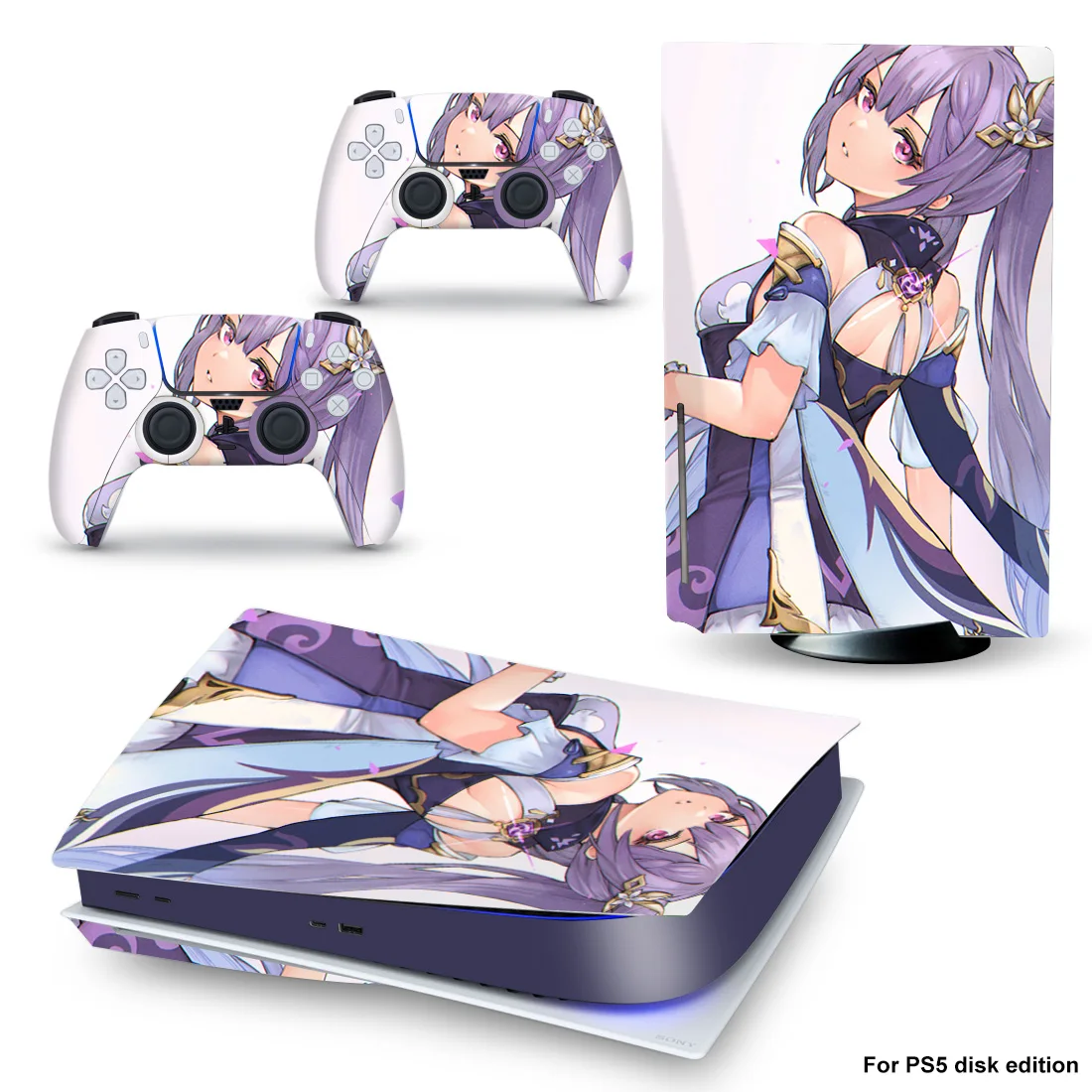 

Стильная наклейка Pupper PS5 Disc Edition для консоли Playstation 5 и 2 контроллера, стильная наклейка на кожу 1