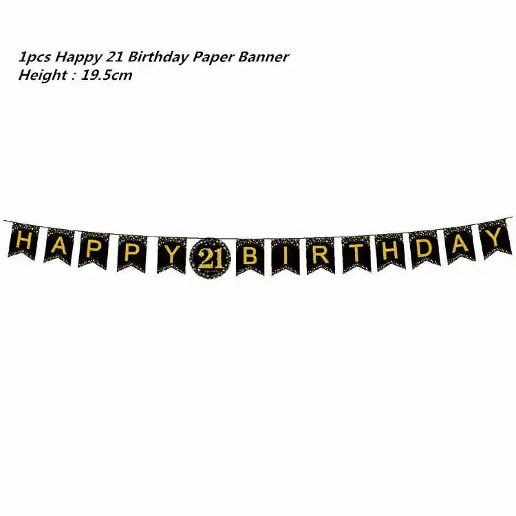flag 1set 1" Золотые латексные воздушные шары черные 30 40 50 60 70 лет с днем рождения украшения для взрослых воздушные шары Cumpleanos Globos Balony - Цвет: flag 1set