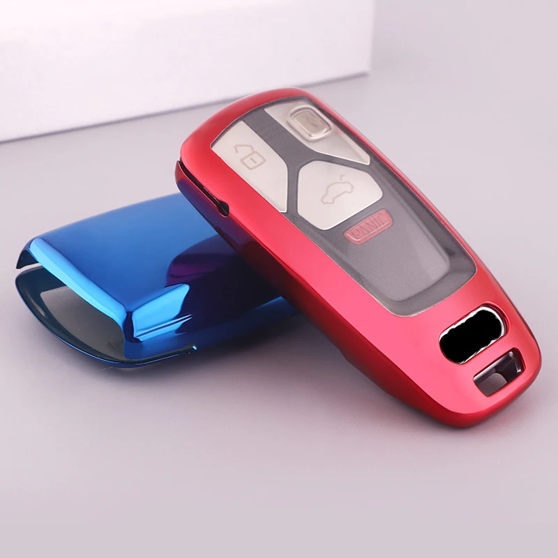 Новинка 2020 ТПУ чехол для автомобильного ключа защитный Audi A4 B9 Q5 Q7 TT R8 8S 2016 2017