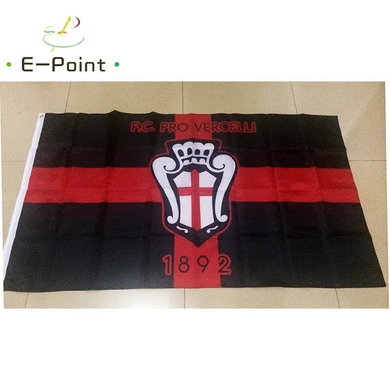 

Италия F.C. Размер Pro Vercelli 3 фута * 5 футов (90*150 см), рождественские украшения для дома, флаг, баннер, подарки