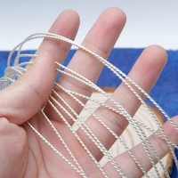 0 7mm 0 8mm 0 9mm 1mm 999 sterling silver twisted wire accessories for jewelry soft thin diy handmade decoration argent link