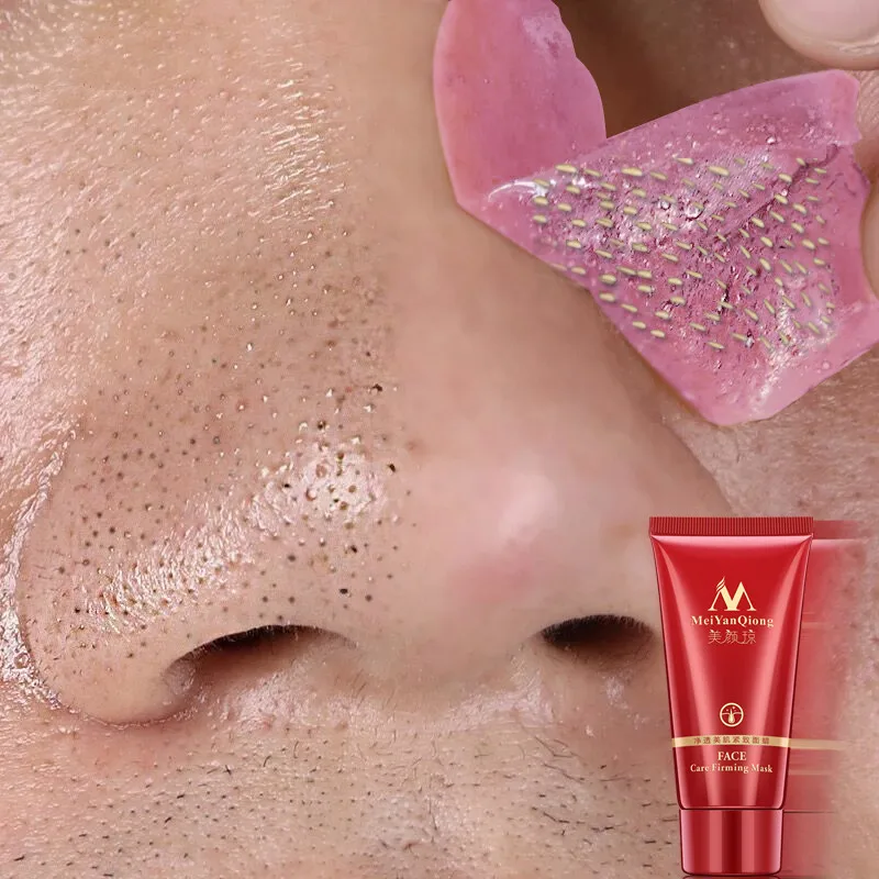 Глубокое очищение очищающая черная грязевая маска для лица удаление черных